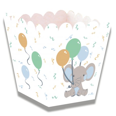 Confezione Piccola Elefante Azzurro